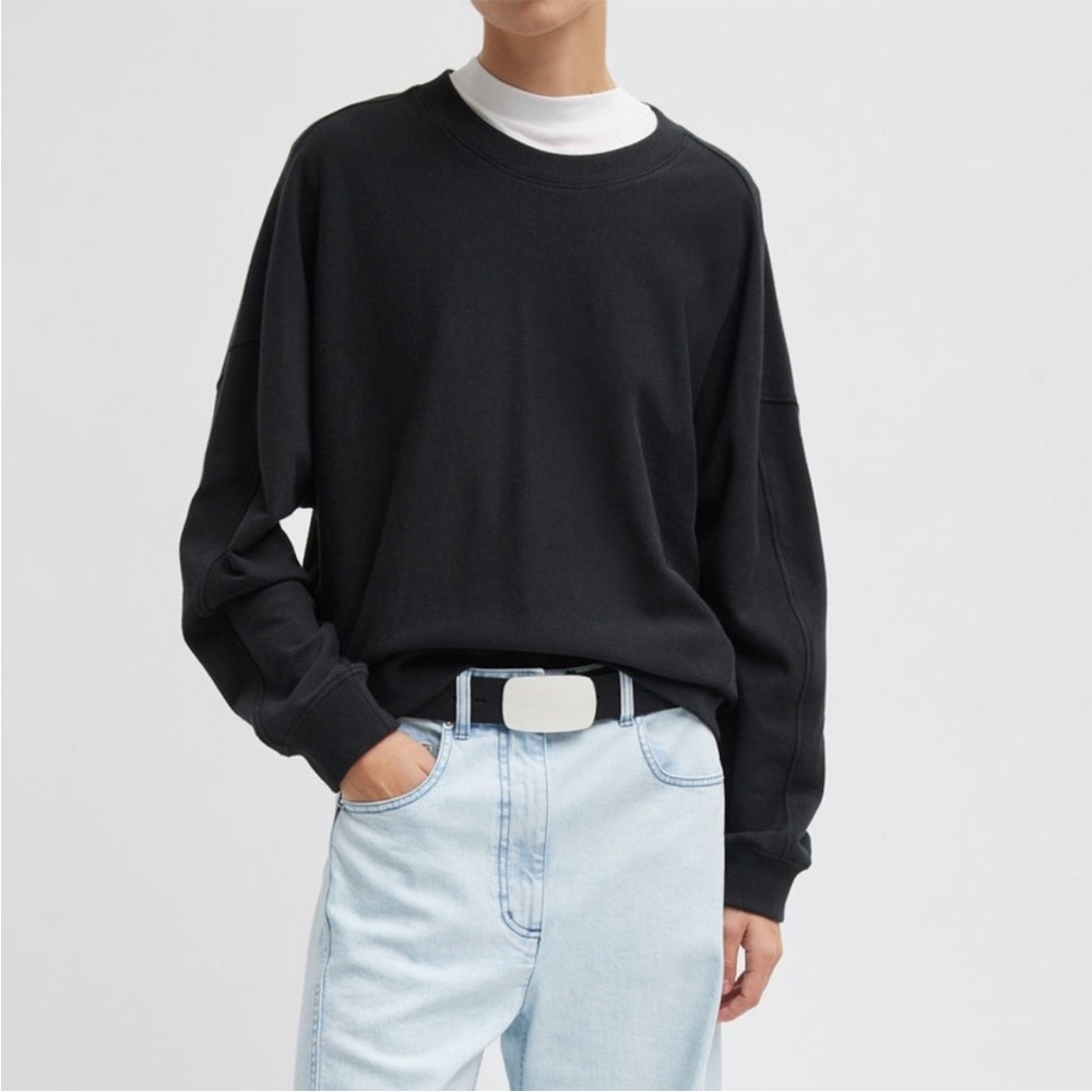 Tibi NWOT Light Weight Sweatshirting Crewneck Sweatshirt